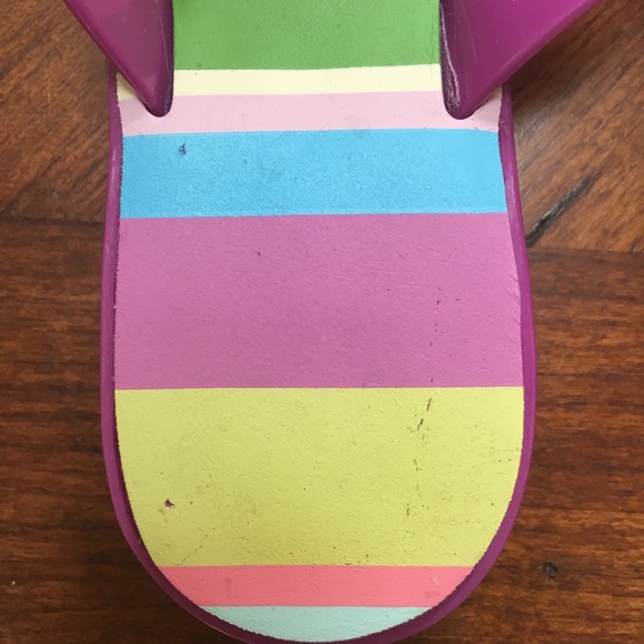 Coach Magenta Trixie Hampton Weekend Flip Flops - Picture 6 of 7